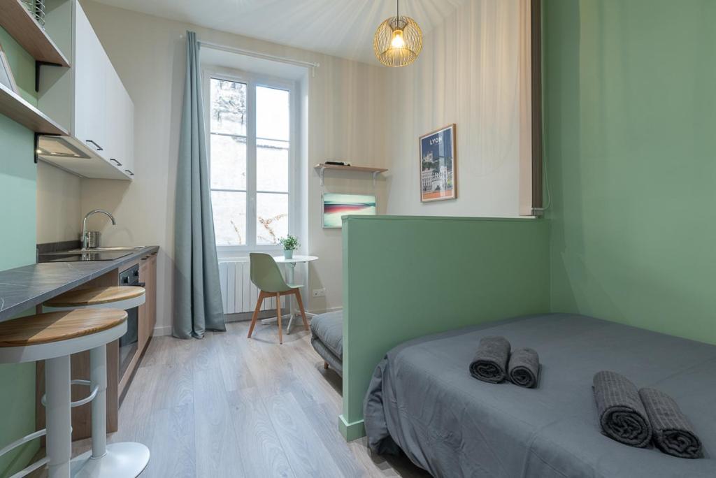 Studio Part Dieu - Cozy - Wifi Fibre Apartment