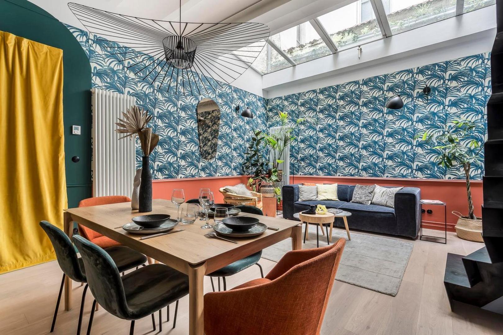 Apartment Jungle Art - Furnished - Downtown Lyon