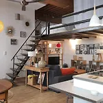 Authentic Loft With Mezzanine & Exposed Stones Heart Of Lyon