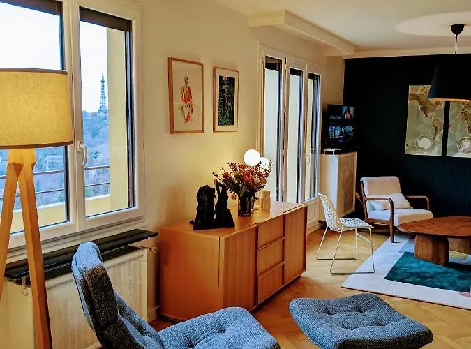 Vue Exeptionnelle 15 A Min Pied De Fourviere & Vieux Lyon Avec Parking Prive