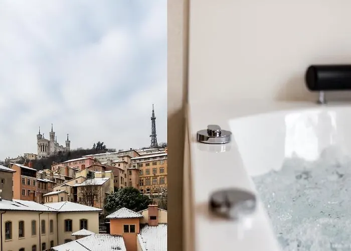 Sky\'Room - Jacuzzi & Vue - Vieux Lyon