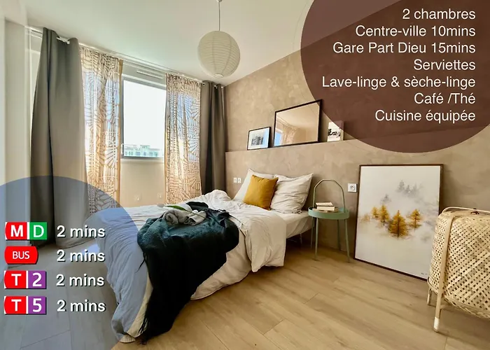 Chez Az-T3-Grange Blanche-Proche Metro