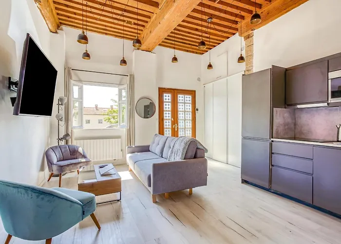 Charming 6-Person Apartment Terreaux & Croix Rousse Area