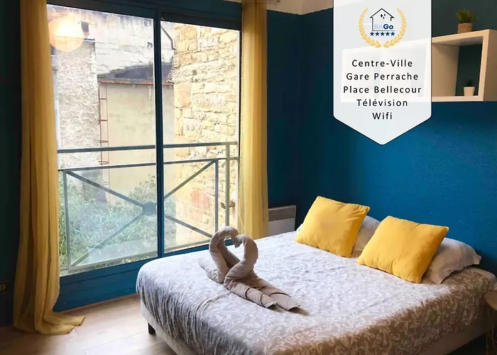 Bngo I Le Cosy I 2 Personnes, Gare Perrache, Place Bellecour, Hypercentre Lyon
