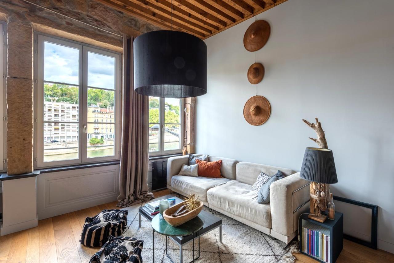 Appartement Le Loft Ethnic - Avec Jolie Vue Sur La Saone *
