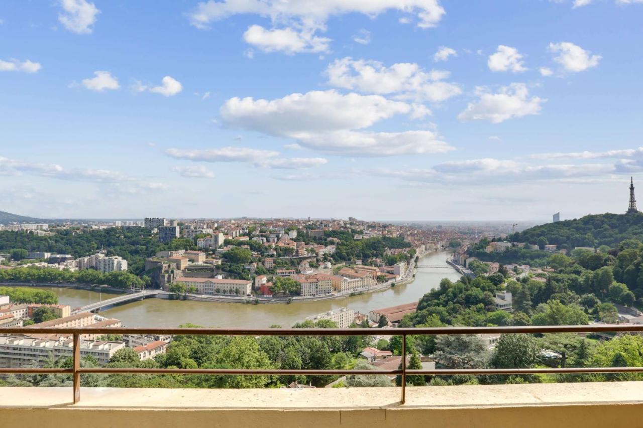Vue Exeptionnelle 15 A Min Pied De Fourviere & Vieux Avec Parking Prive Appartement Lyon