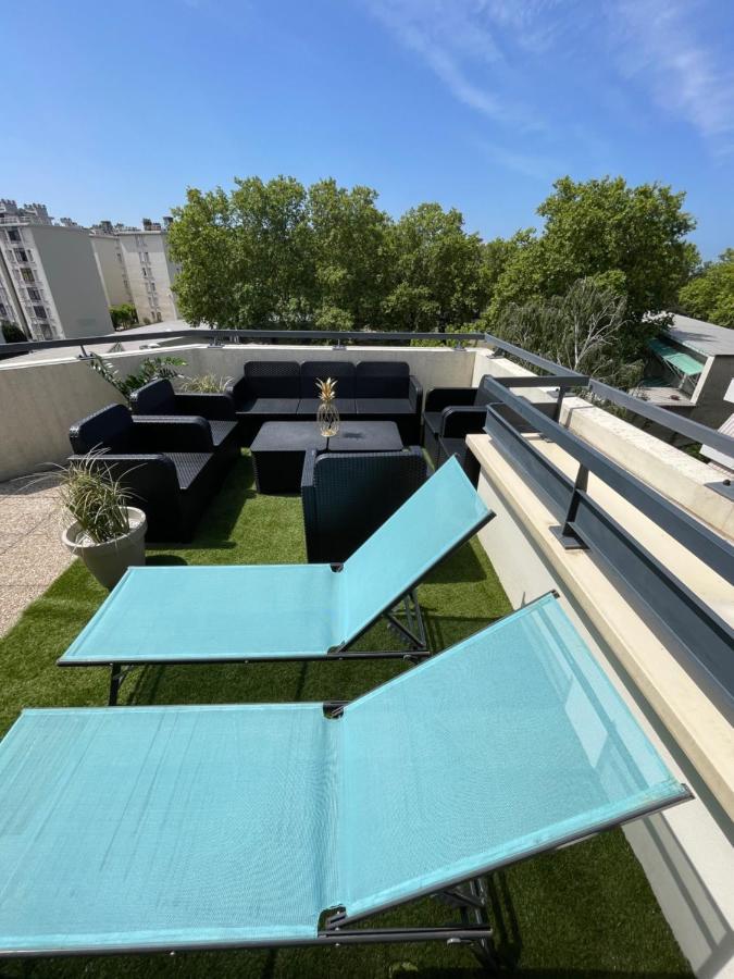Bngo I Immense Rooftop I 2 Chambres, 4 Places Parkings, 2 Immenses Terrasses, 8 Personnes Apartamento *