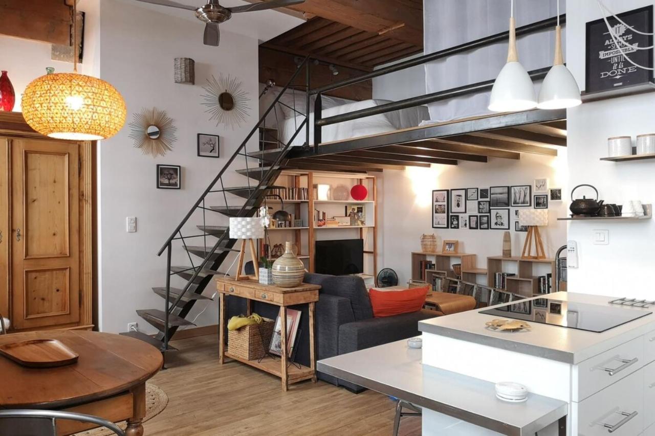 Authentic Loft With Mezzanine & Exposed Stones Heart Of Lyon Lyon