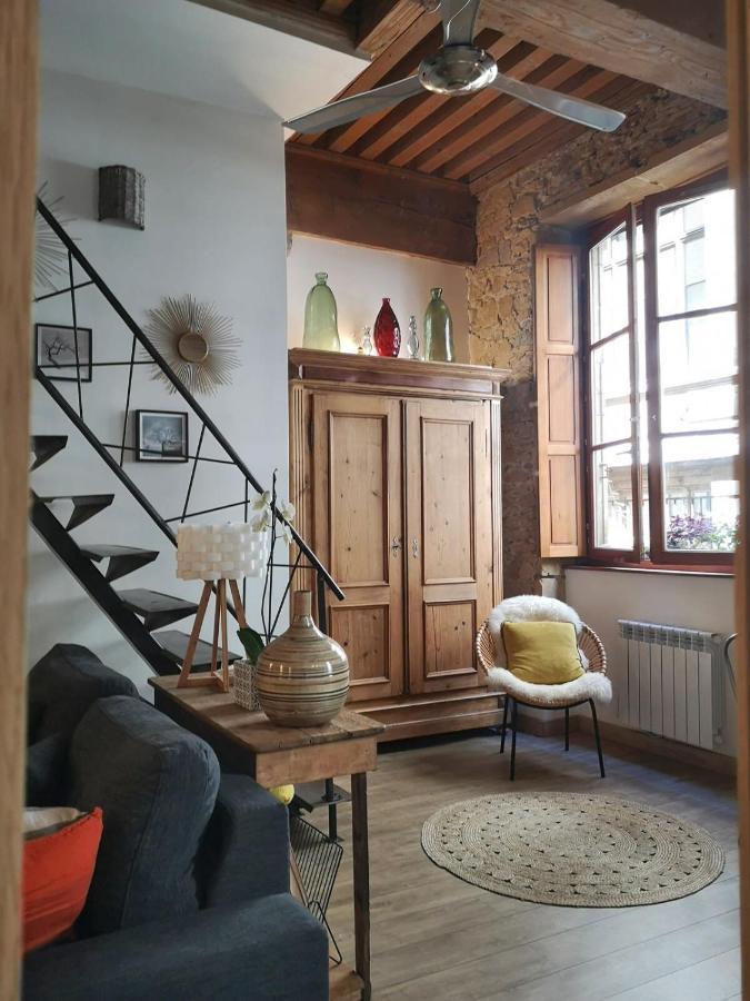 Authentic Loft With Mezzanine & Exposed Stones Heart Of Lyon