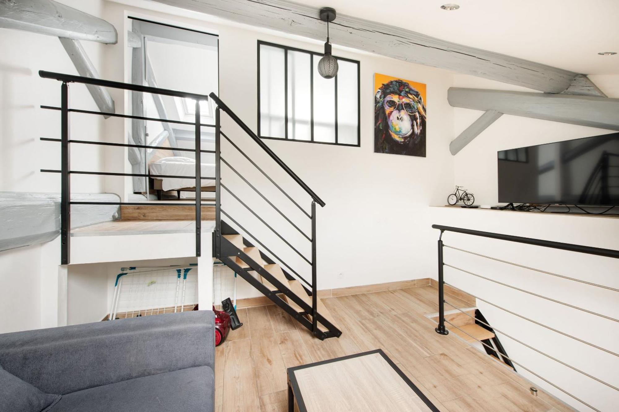 Cosy Duplex Renove Parking Gratuit 9 *