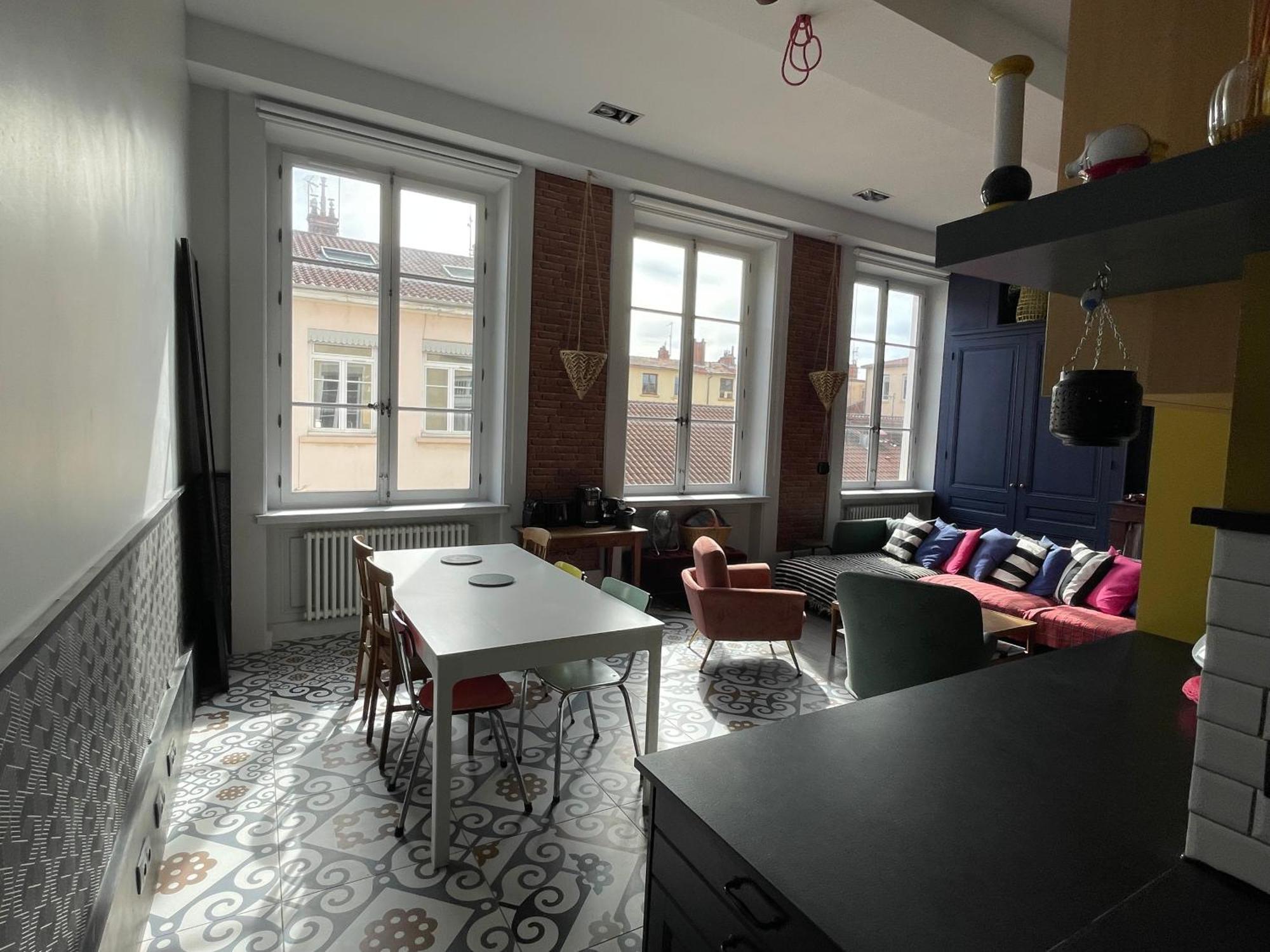 Appartement Lyon4 Cocooning Centre Croix Rousse 86m2-4p