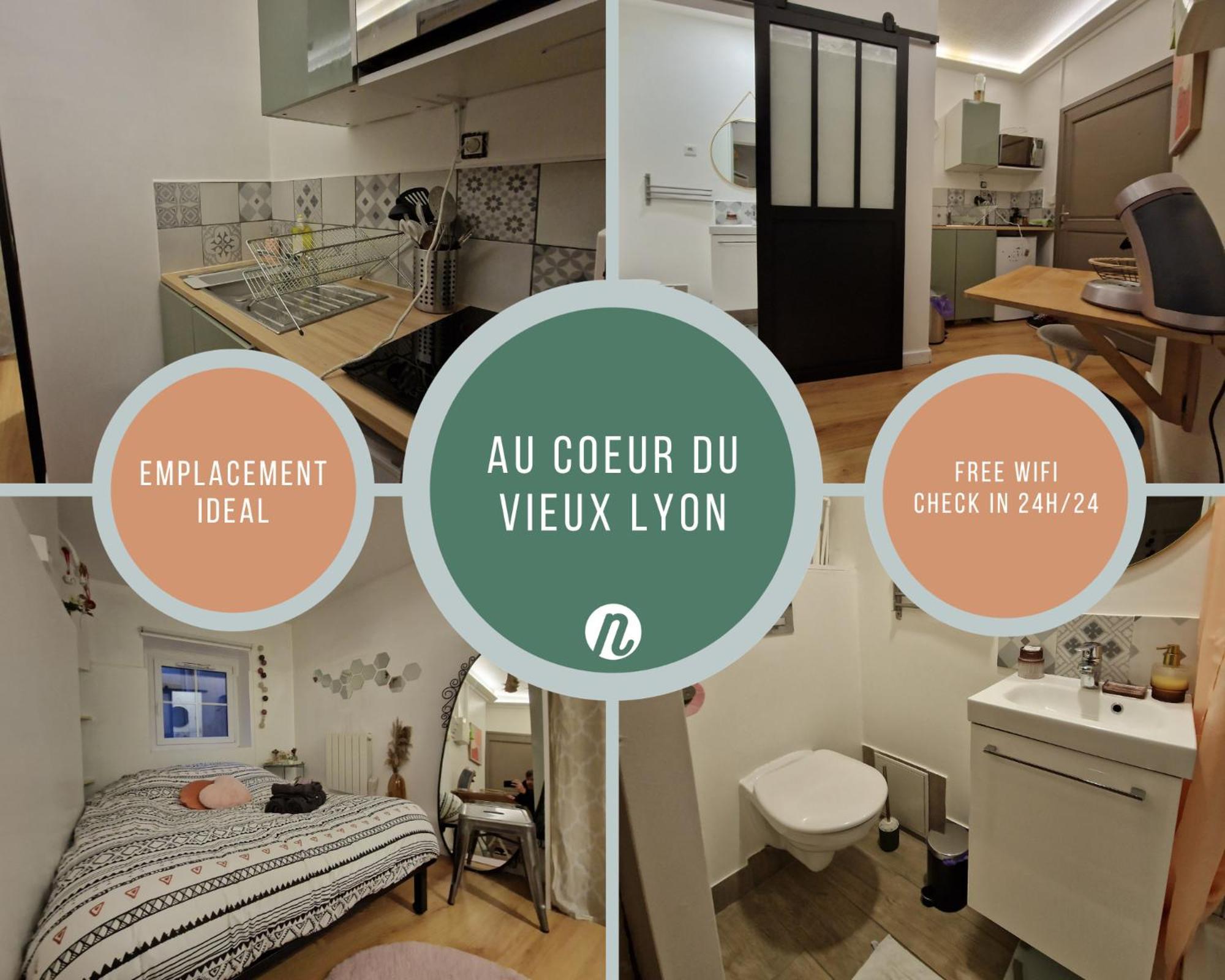 Apartamento Studio Cosy - Coeur Du Vieux Lyon