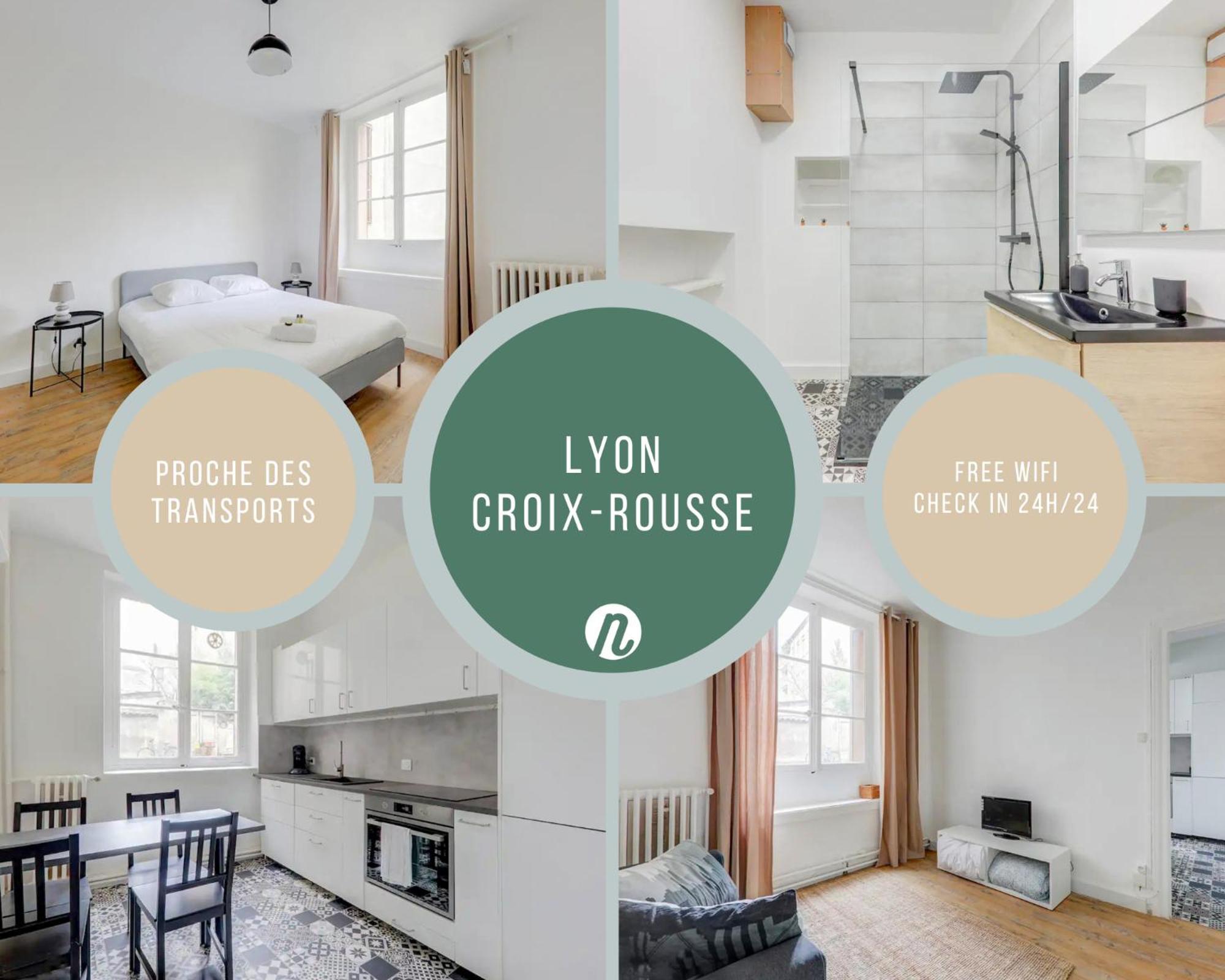 Appartement Le White Cozy - - Croix Rousse