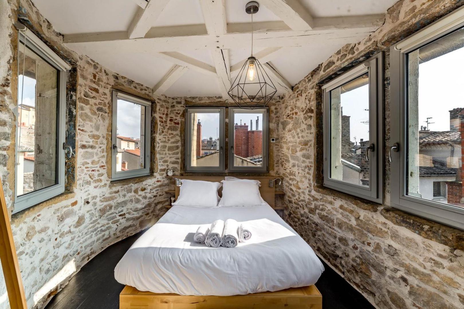 Sky'room - Jacuzzi & Vue - Vieux *