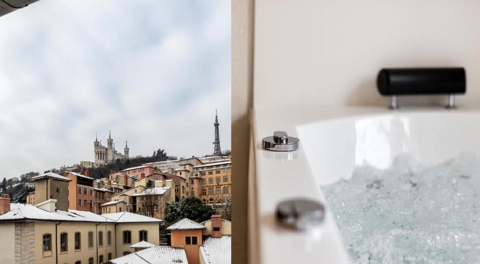 Apartment Sky'room - Jacuzzi & Vue - Vieux Lyon