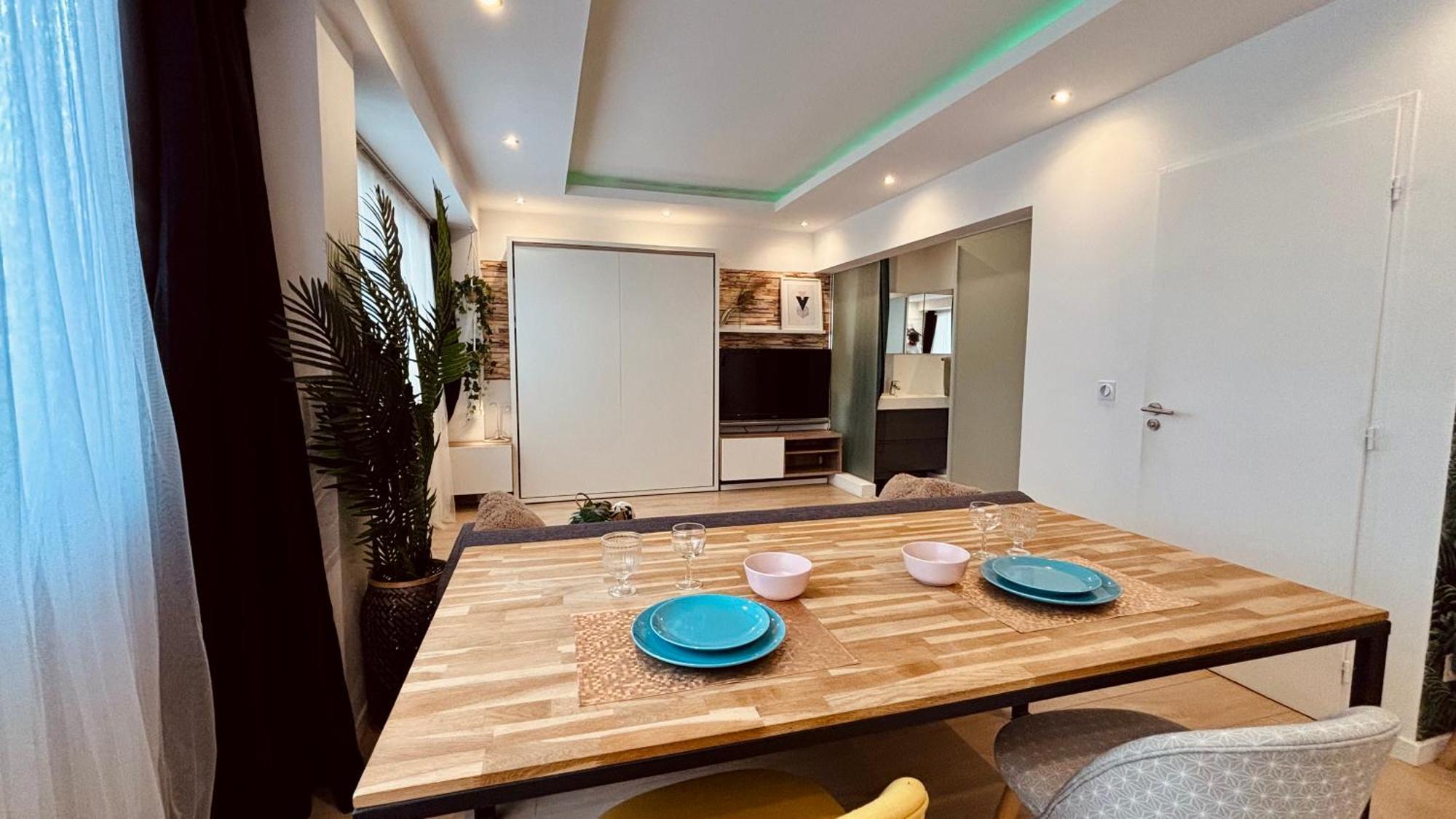 ☆loft 35m2 6 Menage Inclus/pas De Check Out☆ Lyon