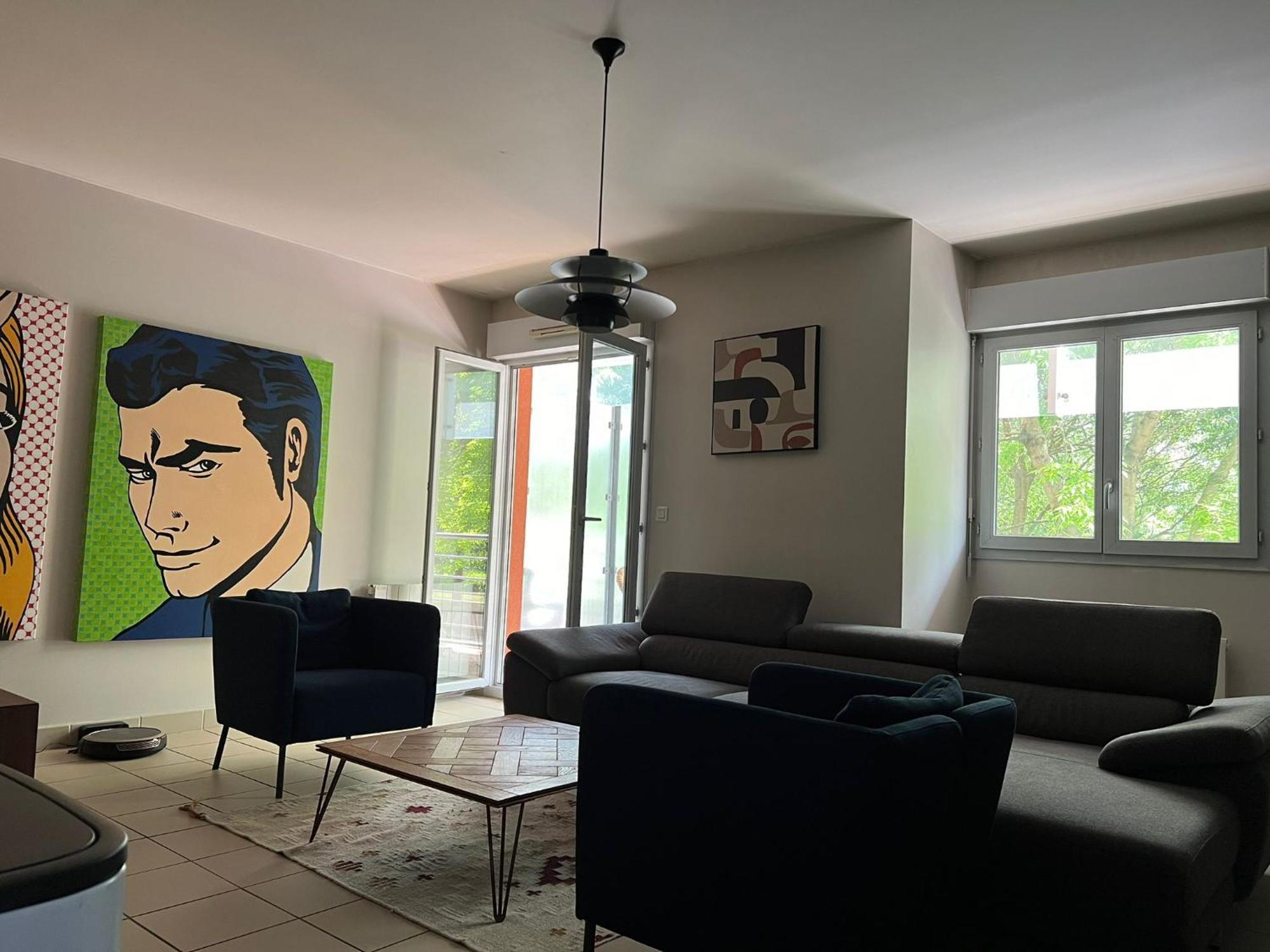 Superbe De 85m2 Offrant Une Vue Imprenable Sur Le Parc De La Tete D'or. Apartment