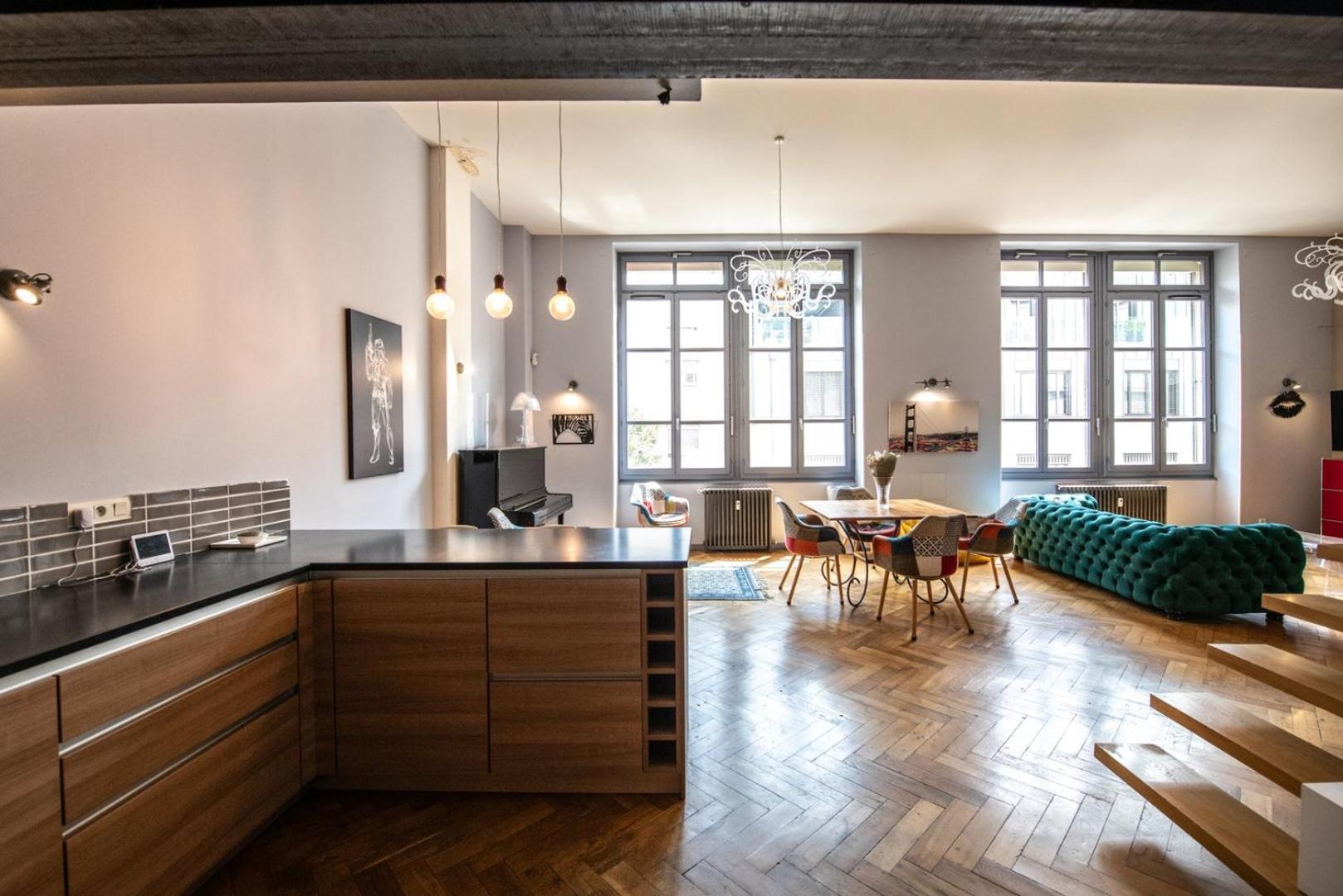 Loft Crequi - Bel Spacieux Proche Tete D'or Apartment
