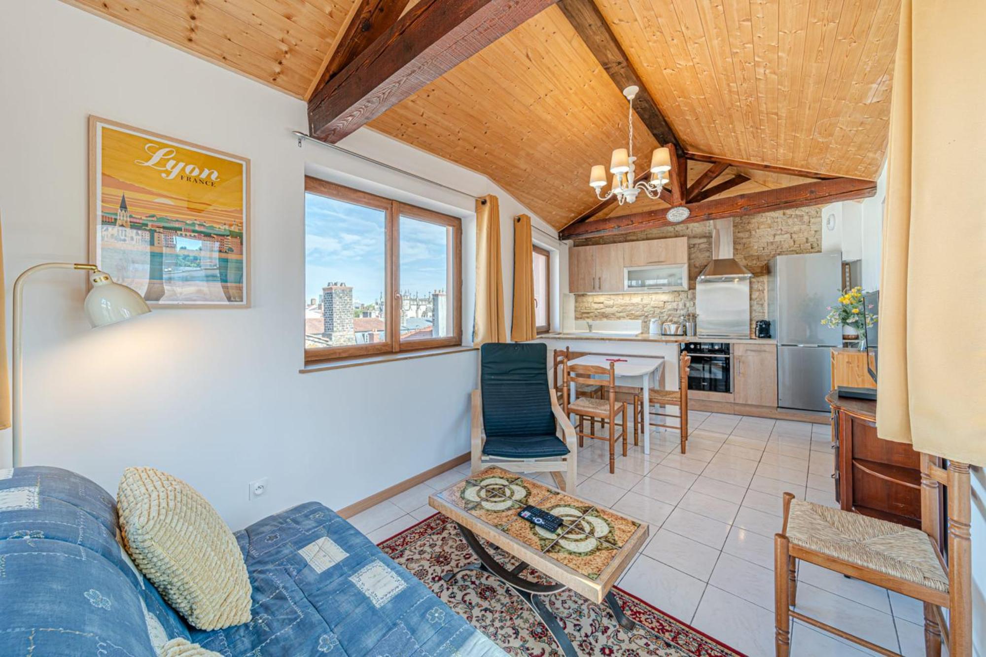 Charming Duplex With Panoramic View Of Cordeliers Apartment Lyon