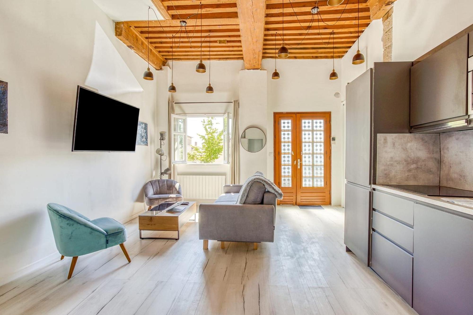 Charming 6-person Terreaux & Croix Rousse Area Apartment