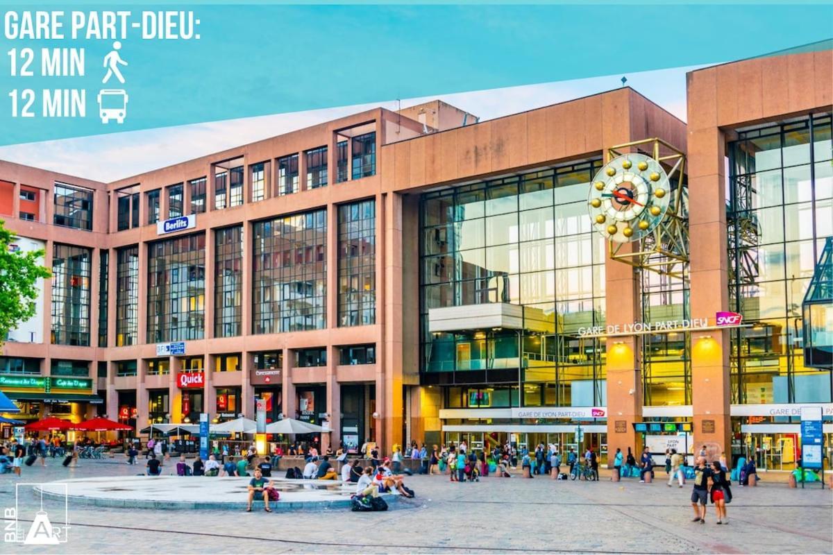 Le Massena D'or, Calme, Metro, Et Parc Tete D'or *
