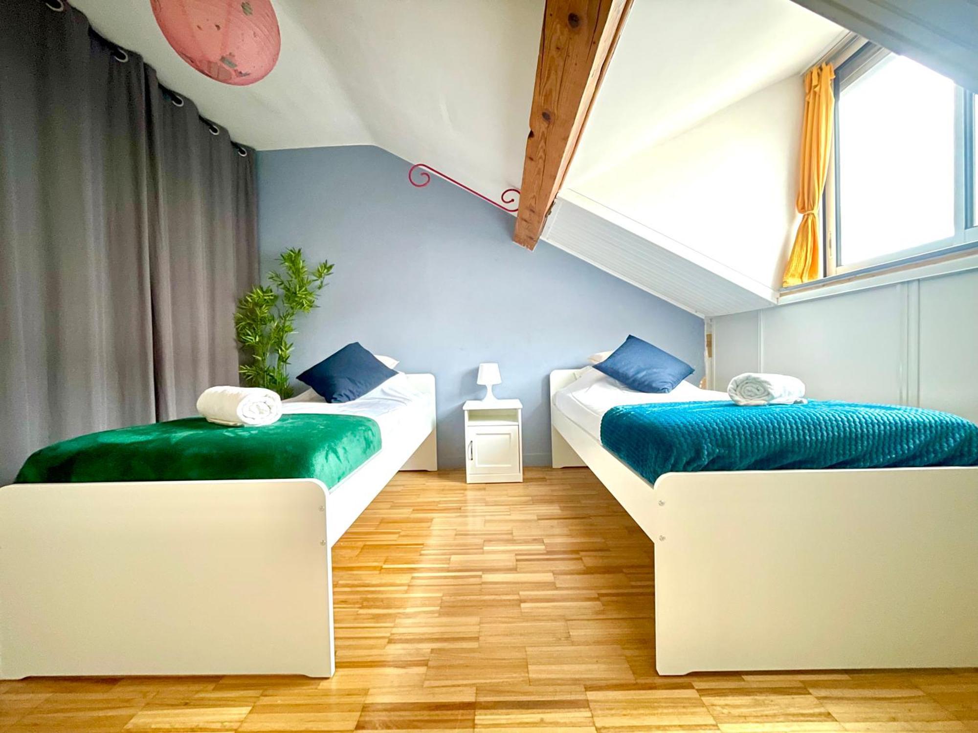 Appartement Bngo I Le Spacieux I 9 Personnes, Climatisation, Parking Gratuit, 3 Chambres, 6 Lits, Gare Partdieu, Centre De Lyon