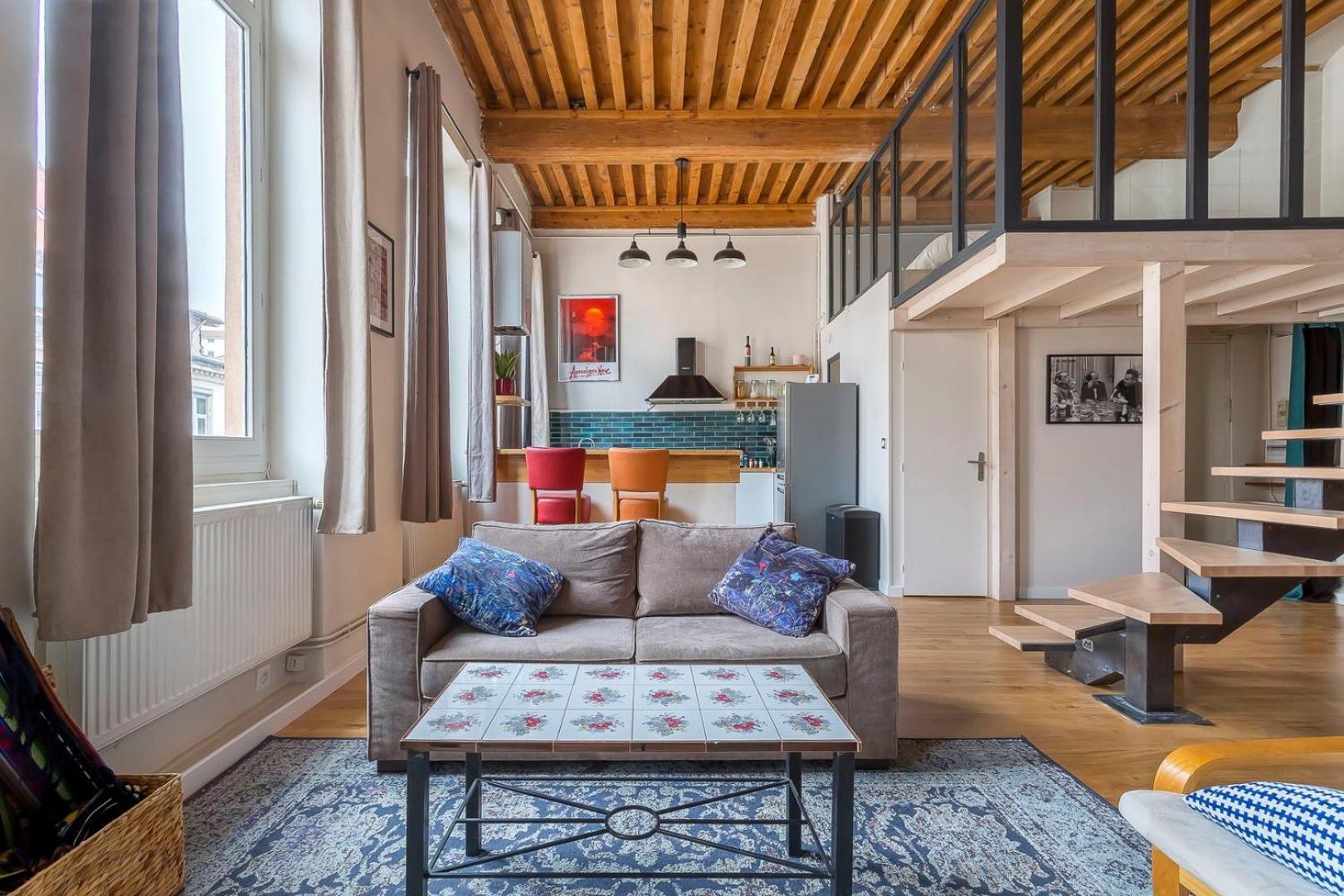 Apartment Le Tisserand - Superbe Canut Pentes Croix Rousse *