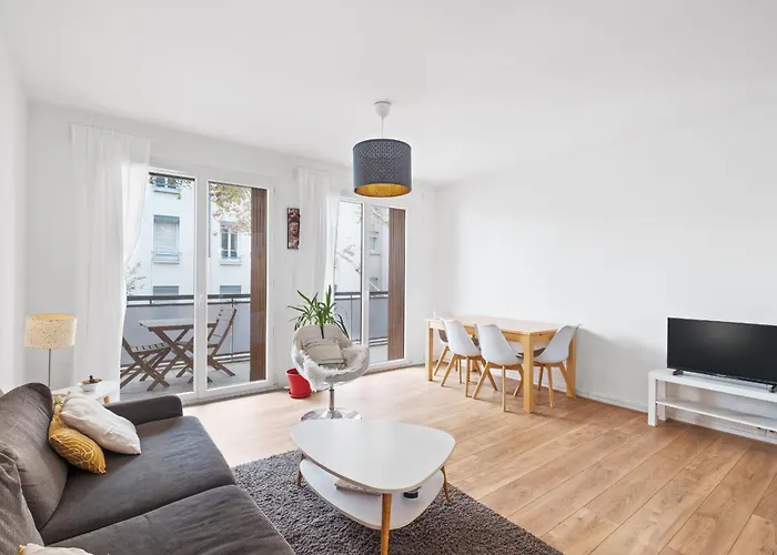 Charming Apartment 4 Guests With Balcony Montchat Edouard Herriot