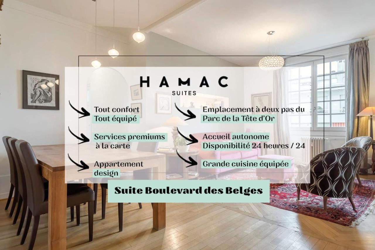 Appartement Des Belges Parc Tete D'or - 4 A 6 Voyageurs Lyon