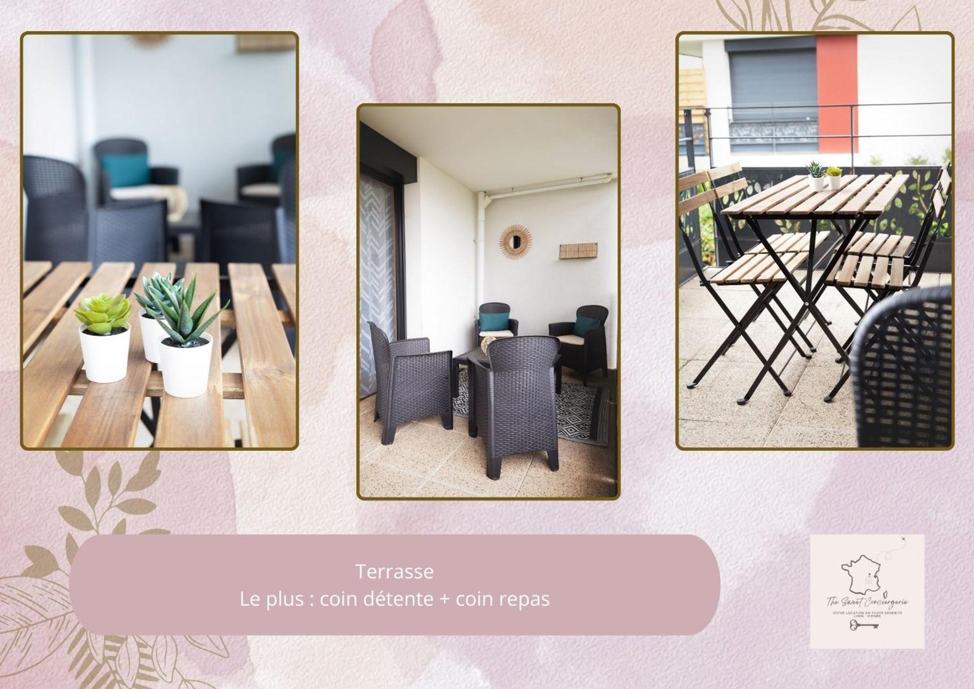Appartement Le Joliot Curie 4-6 Pers A - Eurexpo - Ldlc Arena - Groupama Stadium - Eurexpo - 15mn
