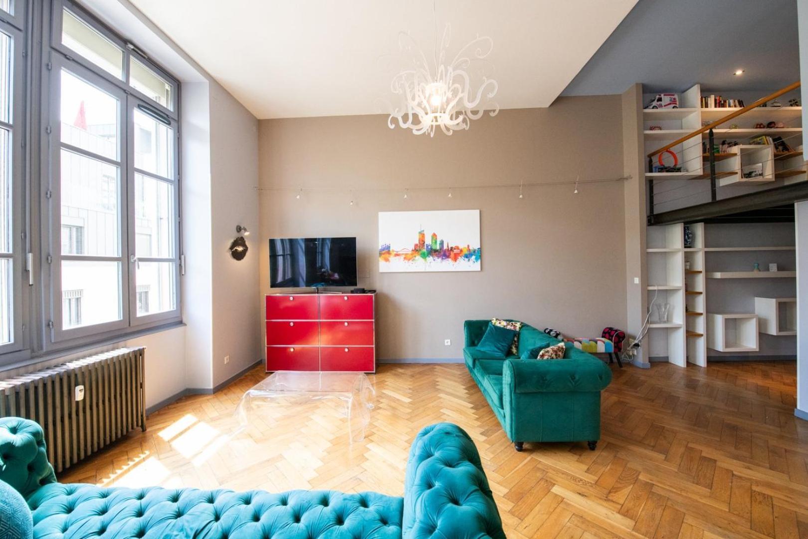 Appartement Loft Crequi - Bel Spacieux Proche Tete D'or