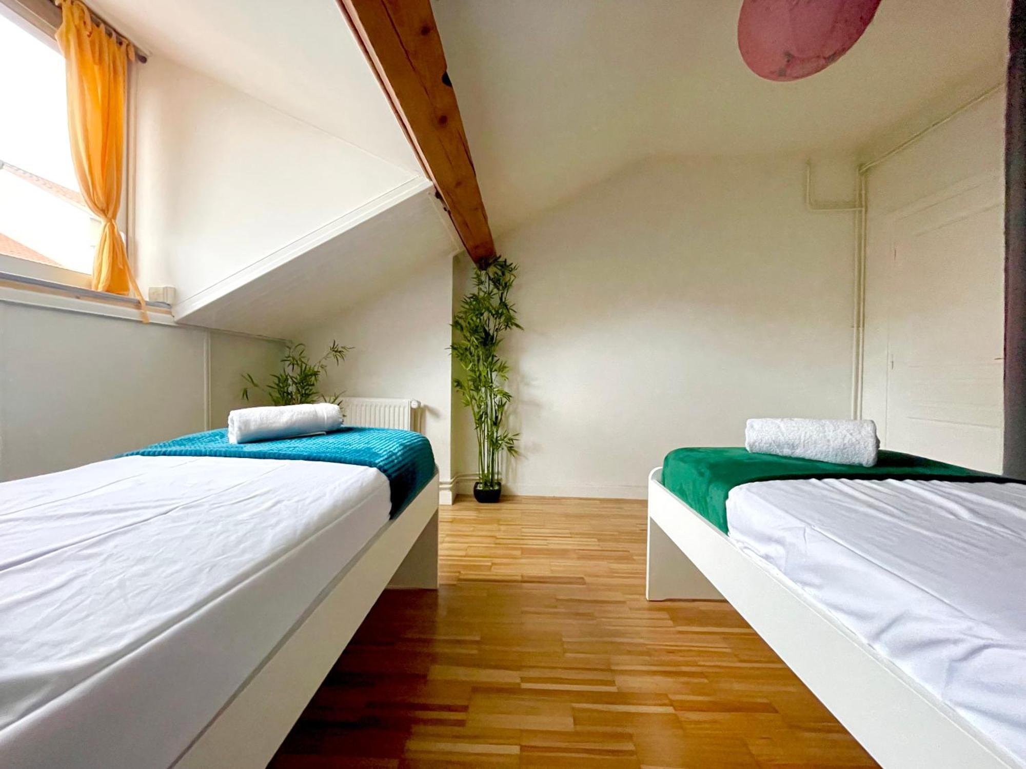 Apartamento Bngo I Le Spacieux I 9 Personnes, Climatisation, Parking Gratuit, 3 Chambres, 6 Lits, Gare Partdieu, Centre De