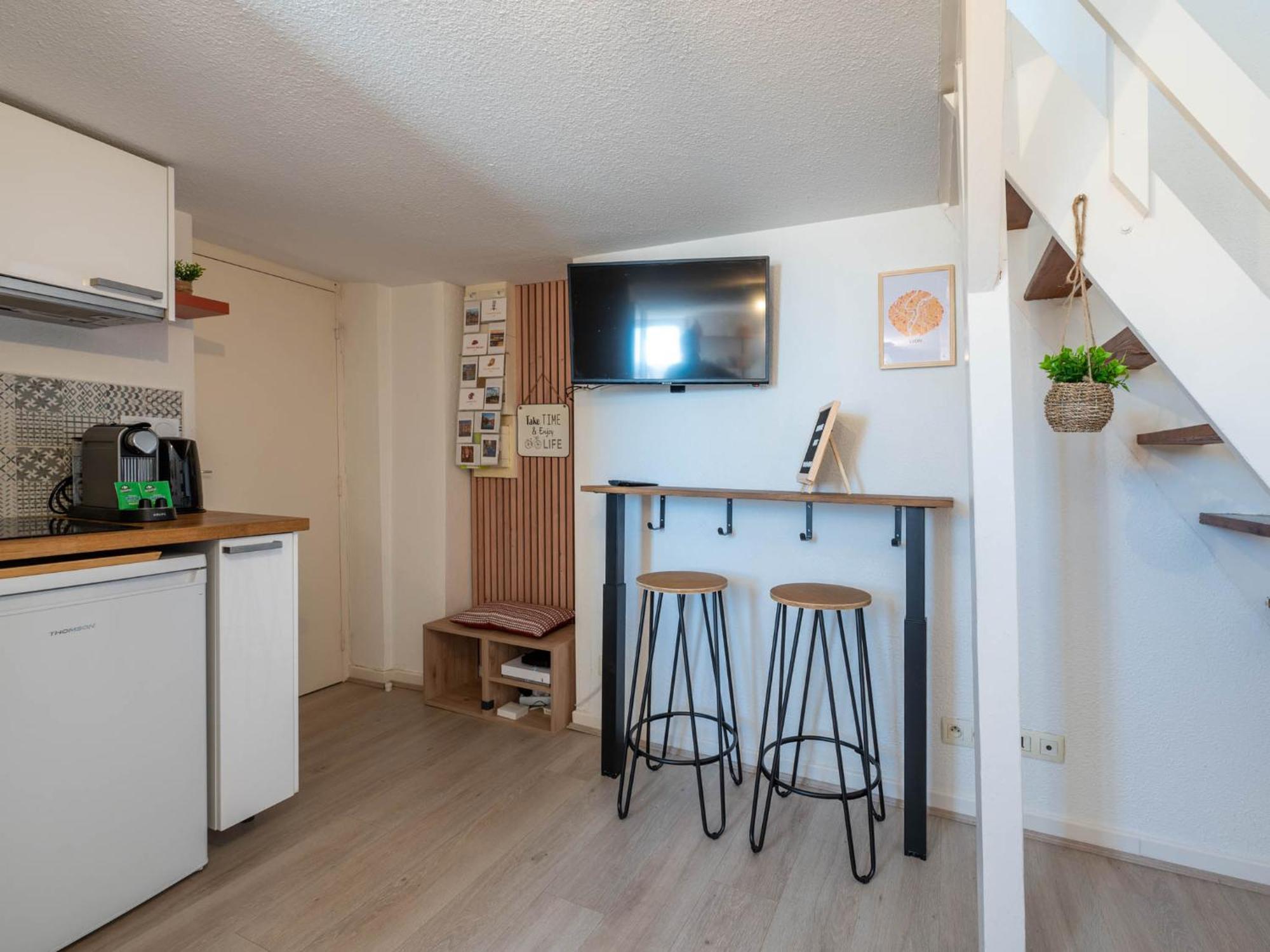 Bngo I L'elegant I Duplex Croix-rousse Vue Sur Fourviere, 2 Personnes, Cosy Et Moderne * Lyon