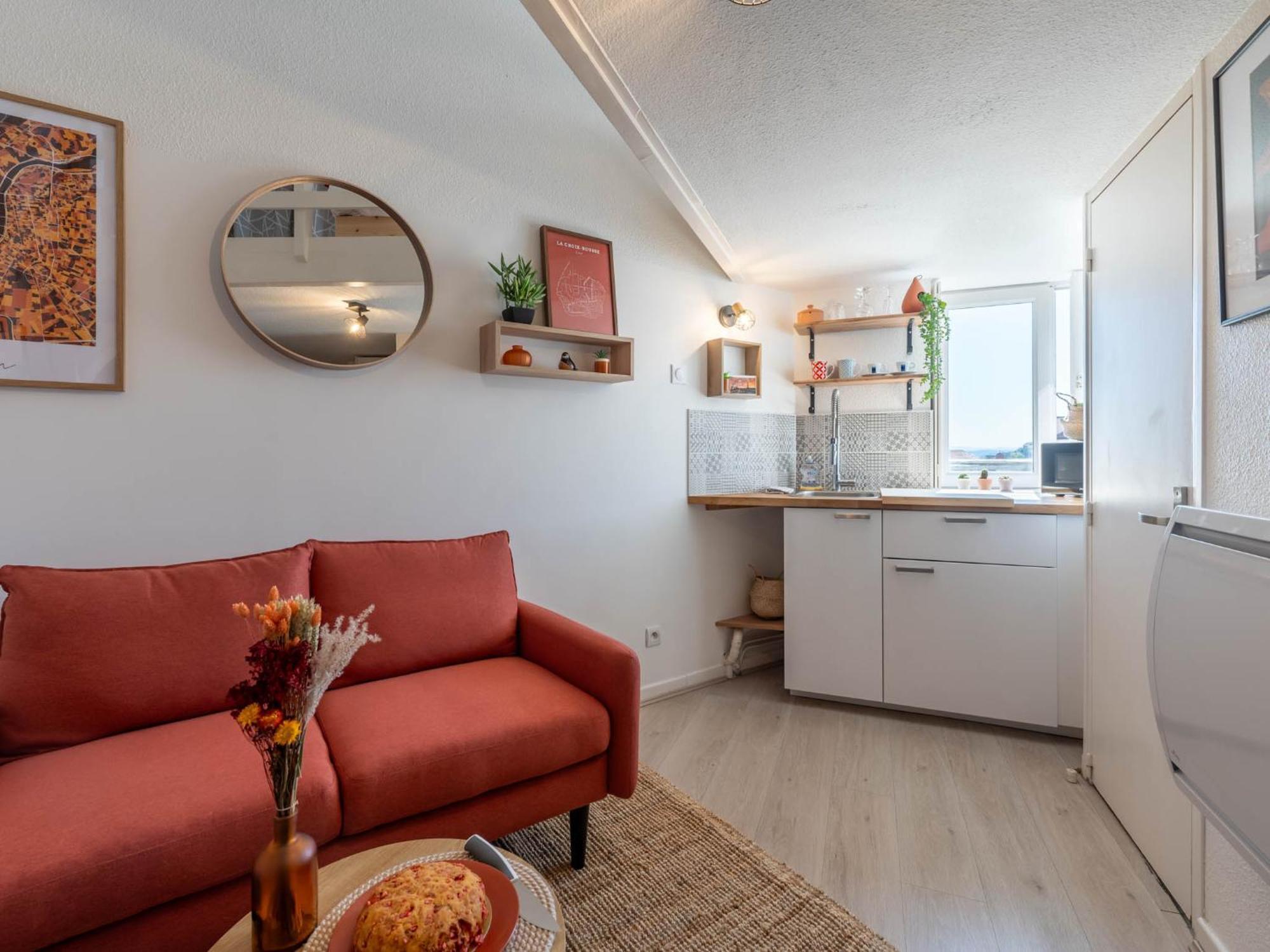 Bngo I L'elegant I Duplex Croix-rousse Vue Sur Fourviere, 2 Personnes, Cosy Et Moderne Appartement