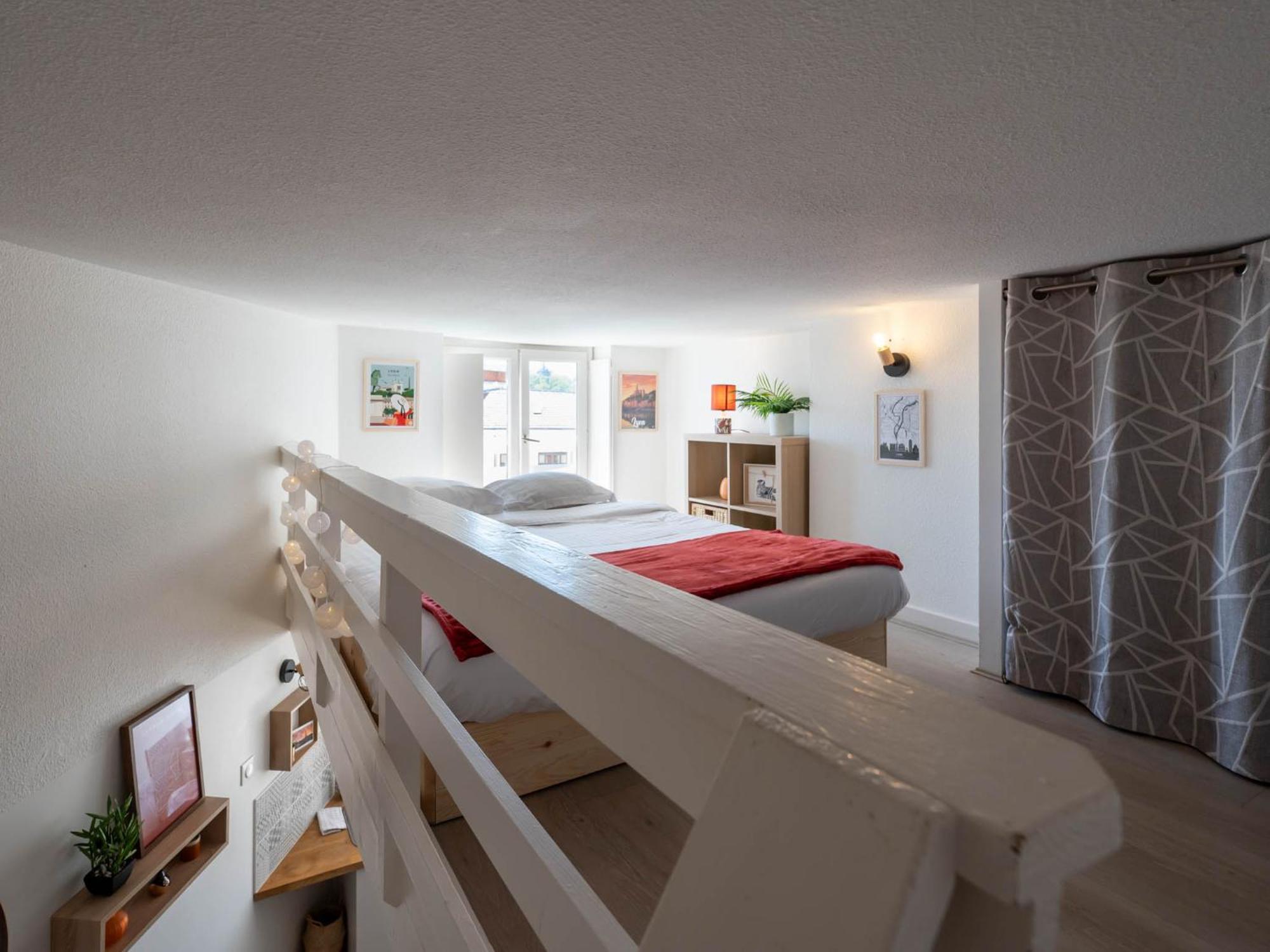 Bngo I L'elegant I Duplex Croix-rousse Vue Sur Fourviere, 2 Personnes, Cosy Et Moderne Lyon