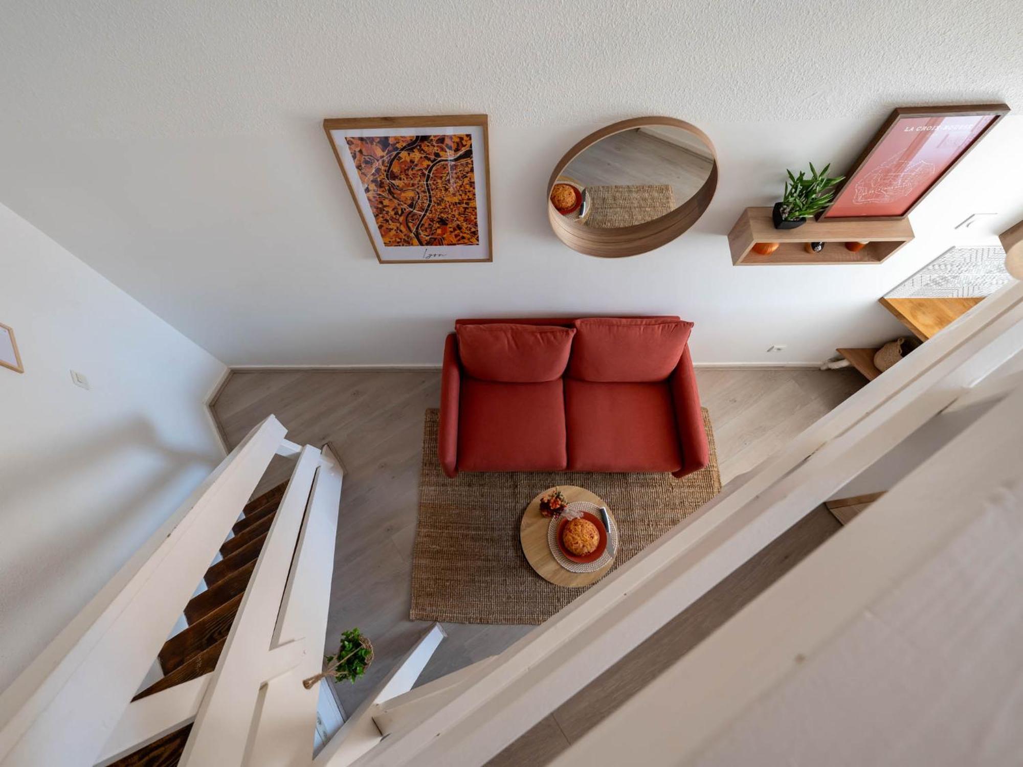 Bngo I L'elegant I Duplex Croix-rousse Vue Sur Fourviere, 2 Personnes, Cosy Et Moderne Appartement Lyon