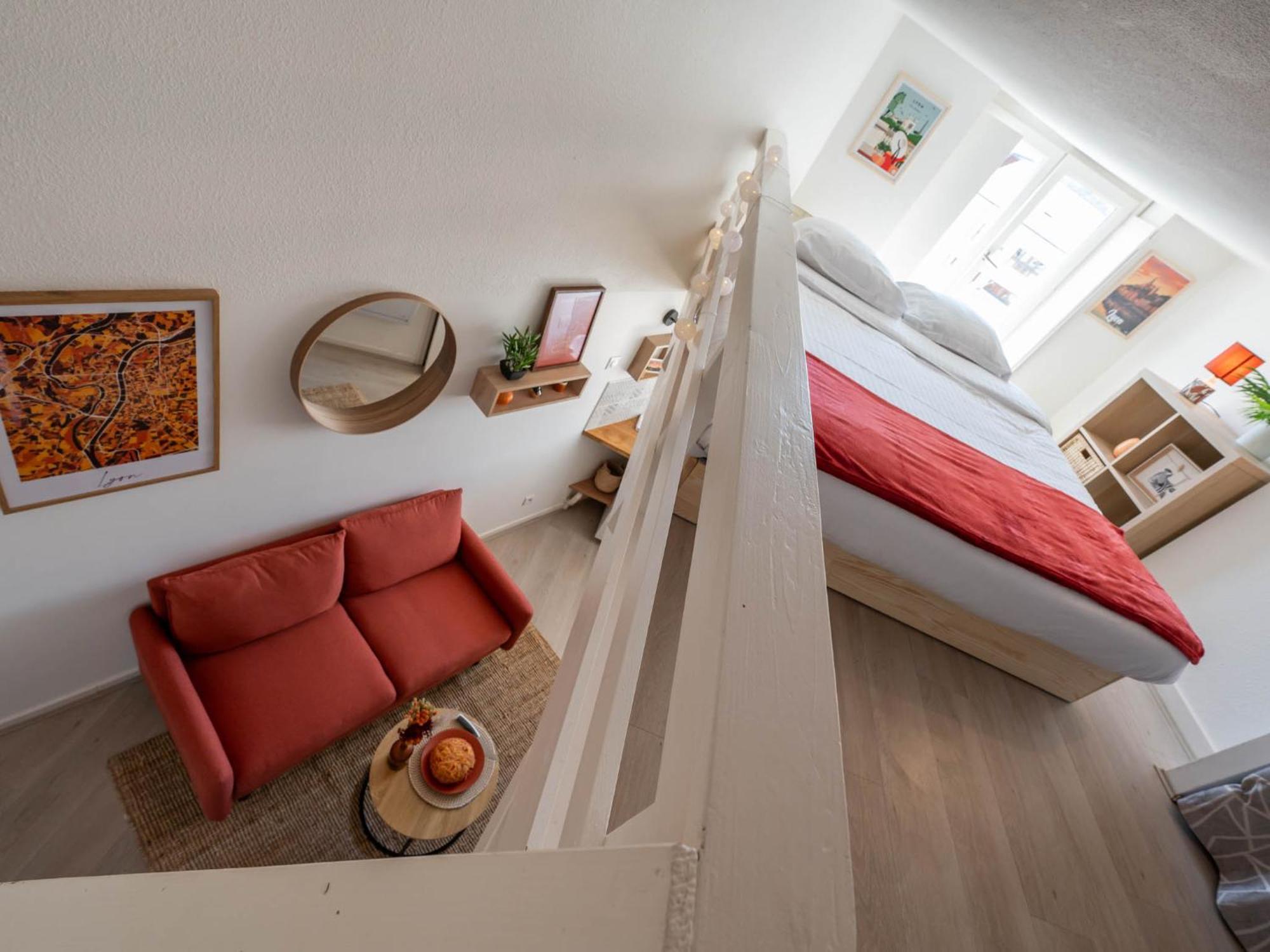 Bngo I L'elegant I Duplex Croix-rousse Vue Sur Fourviere, 2 Personnes, Cosy Et Moderne