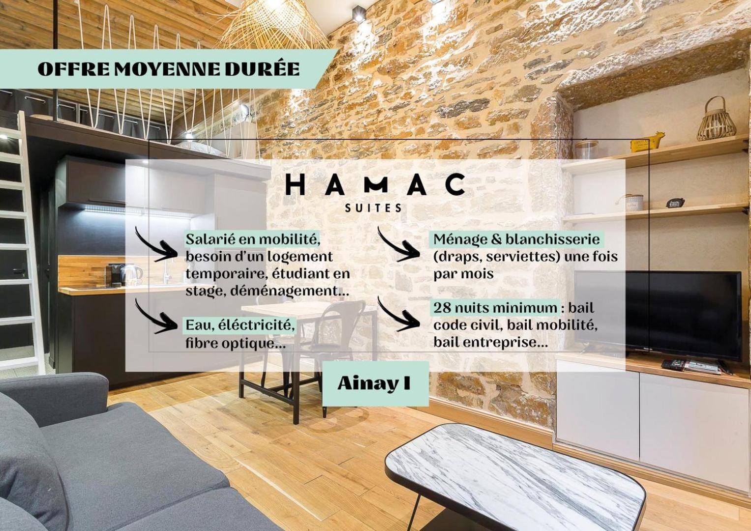 Hamac - Ainay 1 - Hyper Centre - 2 Personnes Apartment *