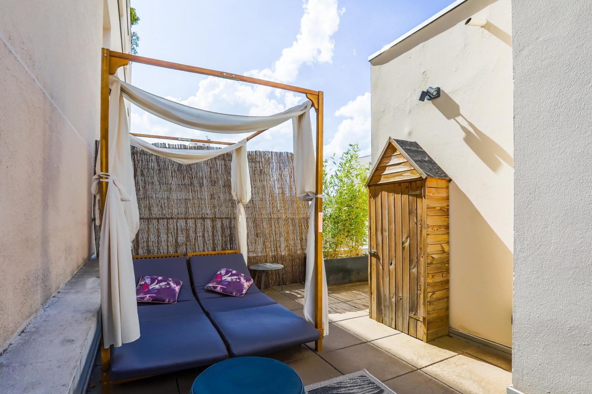 Au 7e Ciel - Terrasse 50m2, Parking, Clim Apartment Lyon