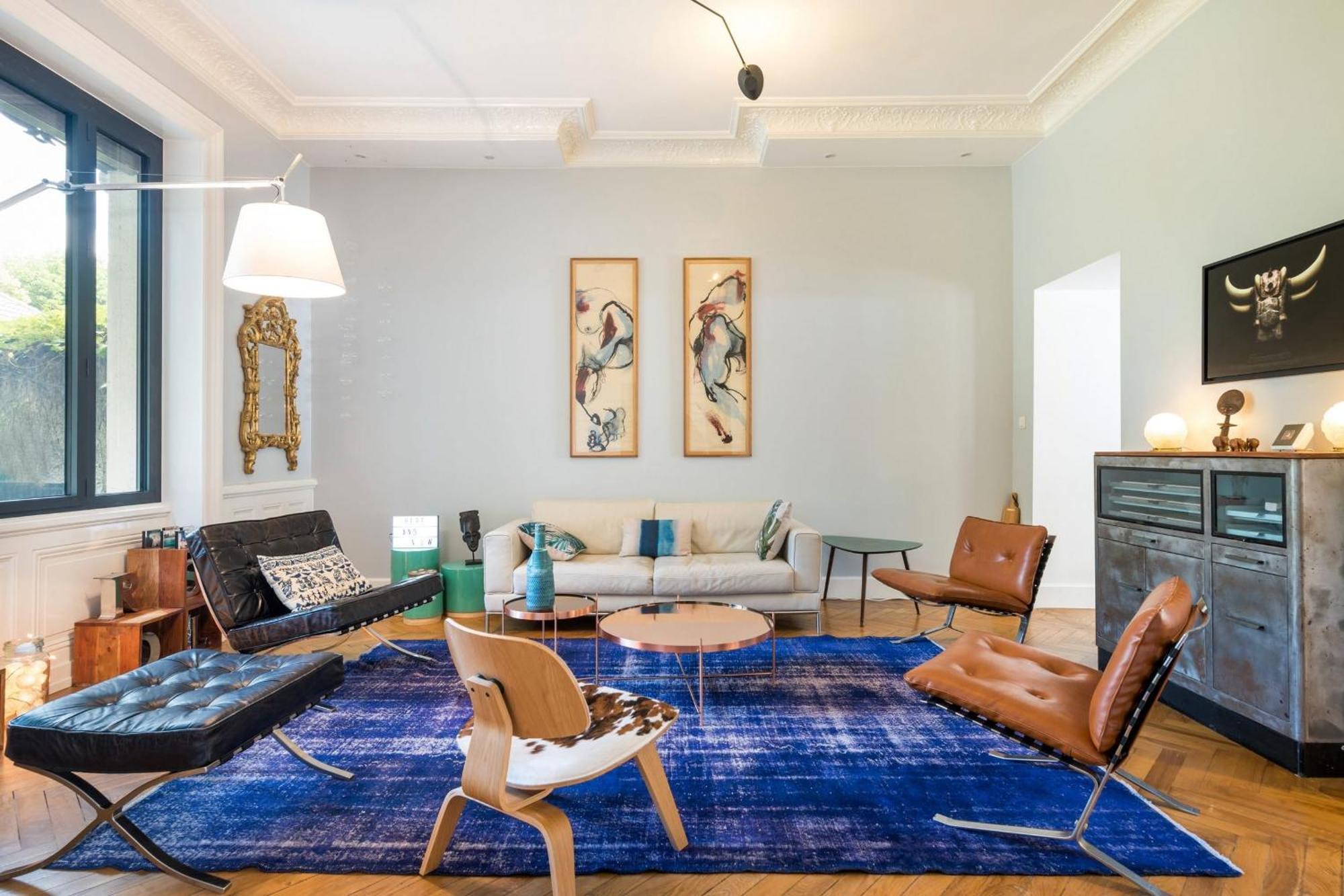 Particulier Vintage And And Design House With Pool Lyon
