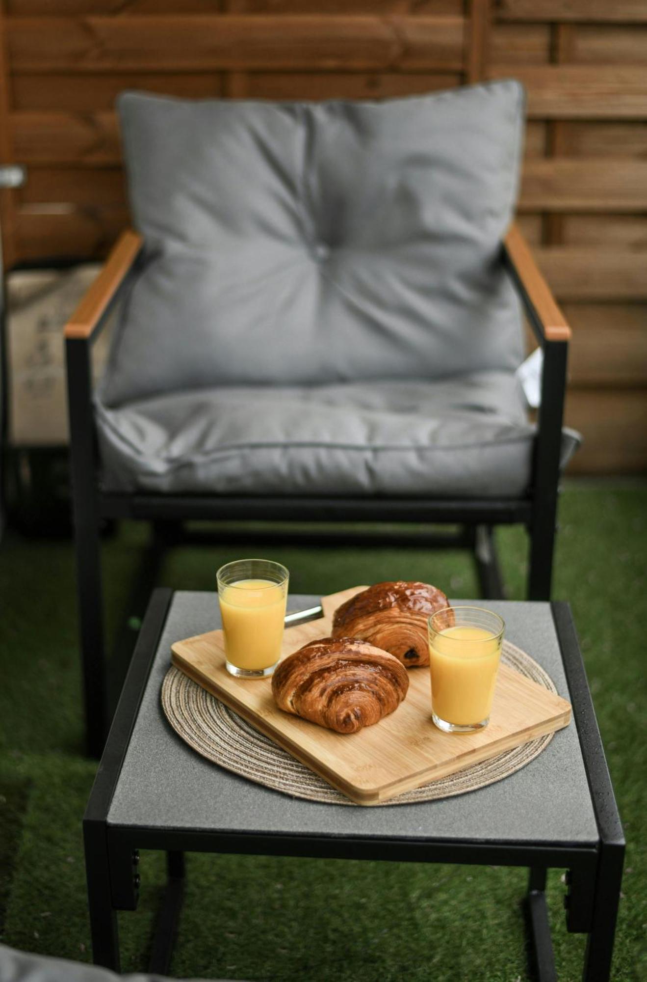 Apartment Cosy Business - Balcon Garage Ferme