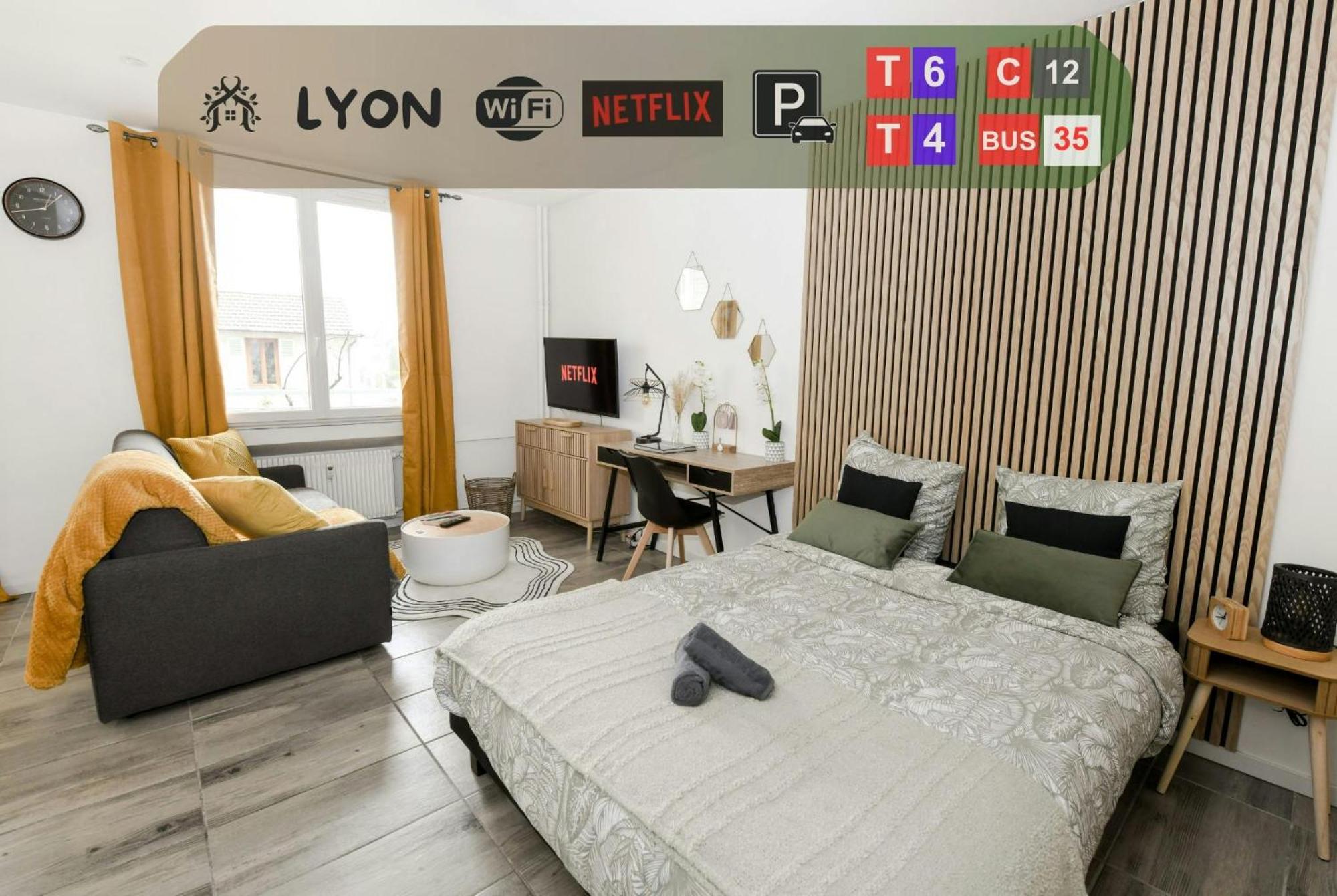 Cosy Business - Balcon Garage Ferme * Lyon